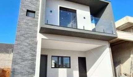 Sobrado com 3 dormitórios à venda, 141 m² por R$ 789.000,00 - Condomínio Villagg