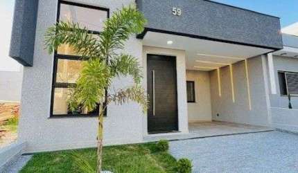 Casa com 3 dormitórios à venda, 115 m² por R$ 790.000,00 - Condomínio Terras de