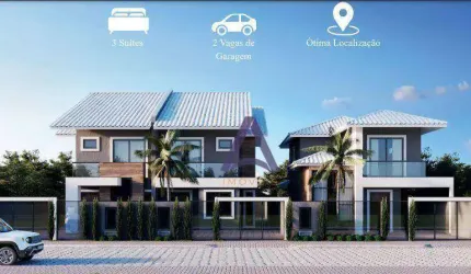 Casa com 3 dormitórios à venda, 184 m² por R$ 1.850.000,00 - Lagoa da Conceição - Florianópolis/SC