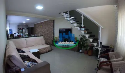 Sobrado com 4 dorm.,Salão e casa 1 dorm à venda, 260 m² por R$ 650.000 - Jardim Santa Inês - Guarulhos/SP