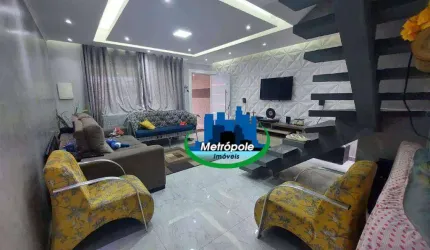 Sobrado com 3 dormitórios à venda, 230 m² por R$ 870.000 - Jardim Bela Vista - Guarulhos/SP