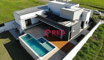 Belíssima casa com 3 quartos à venda, 405 m² por R$ 2.830.000 - Condomínio Village Ipanema - Araçoiaba da Serra/SP