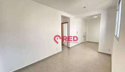 Apartamento com 2 dormitórios à venda, 52 m² por R$ 215.000,00 - Caguaçu - Sorocaba/SP