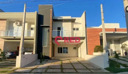 Sobrado 3 quartos, 174 m² - venda por R$ 980.000 ou aluguel por R$ 5.372/mês - Condomínio Village Moutonnée - Salto/SP