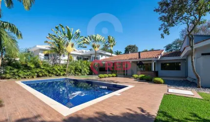 Casa com 4 quartos, 500 m² - venda por R$ 5.500.000 ou aluguel por R$ 20.747/mês - Condomínio Lago Azul - Araçoiaba da Serra/SP