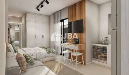Kitnet / Stúdio à venda na Rua Desembargador James Portugal, 420, Santa Cândida, Curitiba, 30 m2 por R$ 236.900