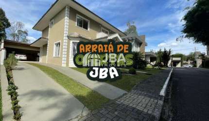 Casa em condomínio fechado com 4 quartos à venda na Rua Antônio Escorsin, 1750, São Braz, Curitiba, 244 m2 por R$ 1.890.000
