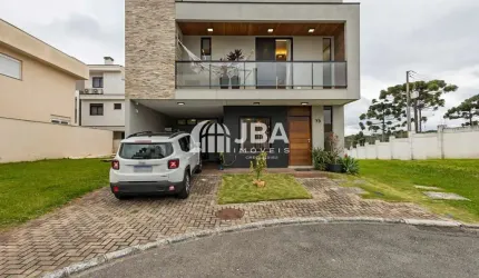 Casa em condomínio fechado com 3 quartos para alugar na Rua Fernando de Noronha, 2590, Santa Cândida, Curitiba, 166 m2 por R$ 5.900