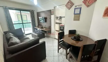 Apartamento com 1 dormitório à venda, 51 m² por R$ 300.000,00 - Vila Guilhermina - Praia Grande/SP