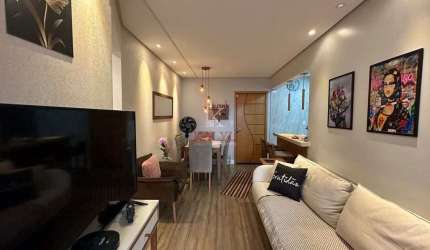 Apartamento com 2 dormitórios à venda, 70 m² por R$ 450.000,00 - Aviação - Praia Grande/SP