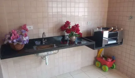 Apartamento com 2 dormitórios à venda, 75 m² por R$ 460.000,00 - Guilhermina - Praia Grande/SP