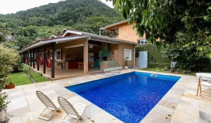Casa com 4 dorms, Recanto da Lagoinha, Ubatuba - R$ 1.95 mi, Cod: 1175