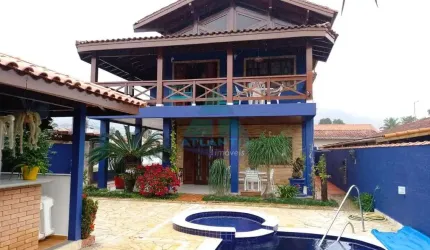 Casa com 4 dorms, Capricórnio I, Caraguatatuba - R$ 2.2 mi, Cod: 244