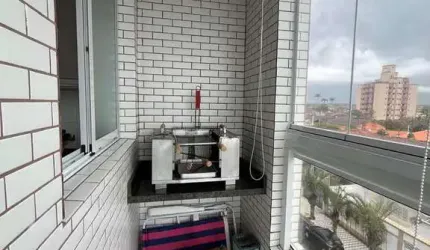 Apartamento com 1 quarto, Caiçara, Praia Grande - R$ 340 mil, Cod: 71672933