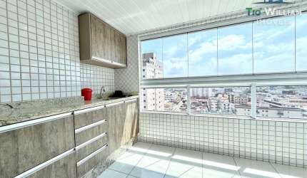 Apartamento com 1 quarto, Aviação, Praia Grande - R$ 360 mil, Cod: 71672961
