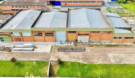 Extenso Galpão no Bairro Itoupavazinha em Blumenau com 4900 m² com fácil acesso a BR 470