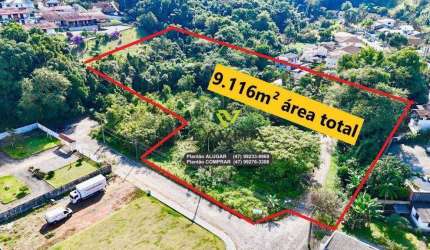 Terreno com 9.116m² Residencial ou Comercial à Venda – Itoupava Norte, Blumenau/SC | La Vita Imóveis