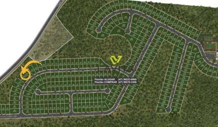 Terreno à venda, 385 m² por R$ 295.000,00 - Ponta Aguda - Blumenau/SC