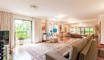 Apartamento com 4 dormitórios (02 suítes) e 03 vagas - 267 m² - Moema - Vende-se
