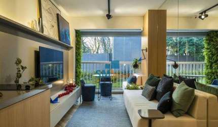 Apartamento com 1 dormitório à venda, 33 m² por R$ 425.000,00 - Campo Belo - São Paulo/SP