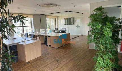 Sala Comercial Mobiliada 158m², 02 banheiros e 02 vagas - Aluga-se - Campo Belo