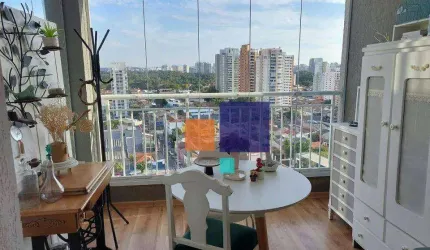 Studio Mobiliado 35m² com vaga - Vende na Chácara Santo Antonio