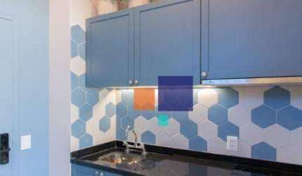 Apartamento com 1 dormitório para alugar, 26 m² por R$ 7.470,00/mês - Moema - São Paulo/SP