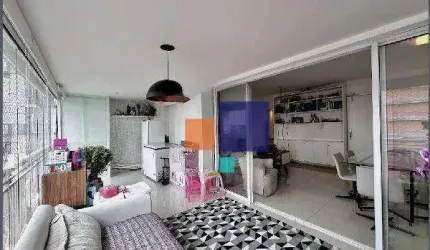 Apartamento com 3 dormitórios para alugar, 134 m² por R$ 14.816,35/mês - Santo Amaro - São Paulo/SP