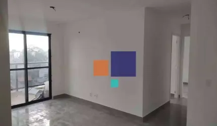 Apartamento com 2 dormitórios para alugar, 57 m² por R$ 3.290,91/mês - Jardim - Santo André/SP