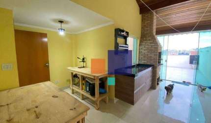 Cobertura com 2 dormitórios à venda, 110 m² por R$ 490.000,00 - Utinga - Santo André/SP