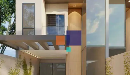 Sobrado em Alto Padrão com 155m², 03 suítes e 03 vagas - Vende-se na Vila Alzira em Santo André