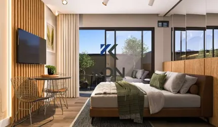 Apartamentos de 1 quarto na Planta.