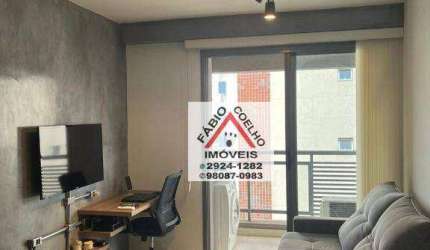 Apartamento lindo com 1 dormitório à venda, 37 m² - Brooklin - São Paulo/SP
