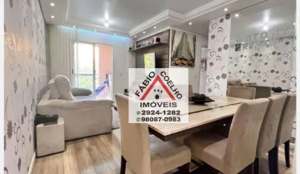 Apartamento espetacular  com 3 dormitórios à venda, 76 m² - Vila das Belezas - São Paulo/SP