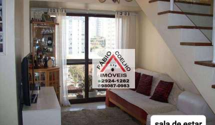 Linda Cobertura duplex com 3 dormitórios à venda, 136 m² - Metrô São Judas- São Paulo/SP