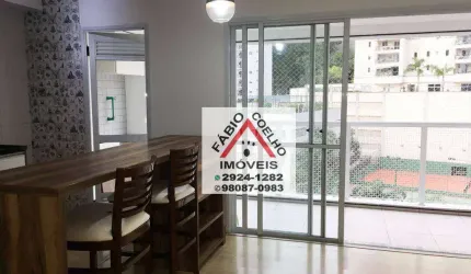 Apartamento lindíssimo com 2 dormitórios à venda, 57 m² por R$ 540.000 - Morumbi - SP