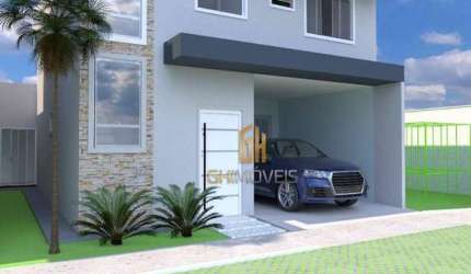 Sobrado com 3 suítes à venda, 156 m² por R$ 690.000 - Setor Santa Luzia - Aparecida de Goiânia/GO