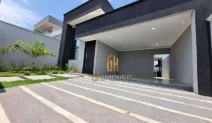 Casa com um belo conceito, alto padrão sozinha no lote. Localizada em região de valorização. Setor Faiçalville,.