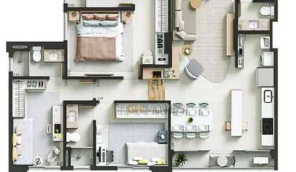 Apartamento à venda, 97 m² por R$ 1.000.000,00 - Setor Pedro Ludovico - Goiânia/GO