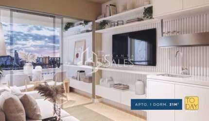 APTO 1 DORM EM OPORTUNIDADE ÚNICA NO CORAÇÃO DE MOEMA!!