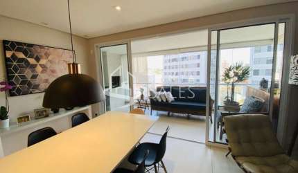 Apartamento à venda em São Paulo-SP, Jardim das Acácias - 3 quartos e 5 banheiros sendo 3 suítes, 2 salas, 2 vagas - 116m² de área.