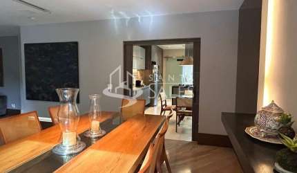Apartamento para locação no Campo Belo, São Paulo - 4 quartos, 3 suítes, 3 salas, 5 banheiros, 3 vagas, 220m².