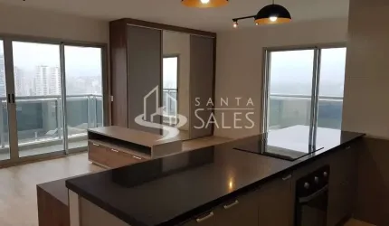 Apartamento para locação na Chácara Santo Antônio: 1 quarto, 1 sala, 1 banheiro e 1 vaga de garagem.