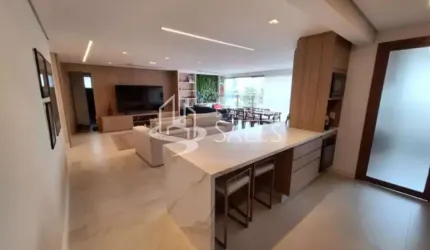 Apartamento em Brooklin Novo com 110m² - 2 Quarto, 1 suíte, sala ampla, 3 banheiros