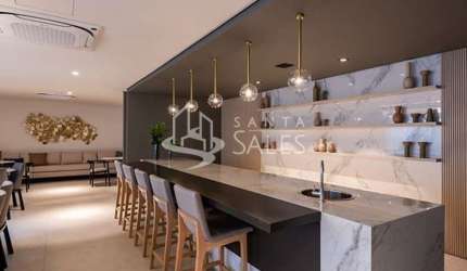 Apartamento em Brooklin Novo com 110m² -   suíte máster, 2 vagas de garagem,