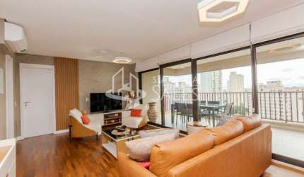 Imperdível apartamento de luxo: 3 quartos, 3 suítes, 1 sala, 3 banheiros, 2 vagas na Vila Mariana, São Paulo-SP. 163m².