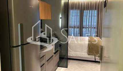 Apartamento à venda em Moema, São Paulo-SP: 1 quarto, 1 suíte, 1 banheiro e 25,00 m² de área.