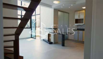 Apartamento luxuoso à venda no Paraíso do Morumbi, São Paulo-SP: 1 quarto, 1 suite, 1 sala, 2 banheiros, 2 vagas, 61m².