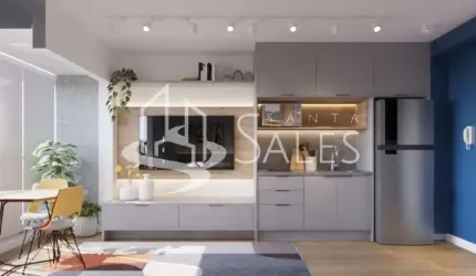 Imperdível apartamento à venda em Pinheiros, São Paulo-SP: 1 quarto, 1 sala, 1 banheiro, 1 vaga de garagem, 29m².