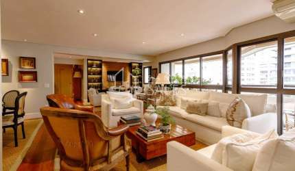 Apartamento de luxo no coração do Itaim Bibi: 4 quartos, 2 suítes, 5 banheiros, 3 vagas de garagem e 195m². Confira!